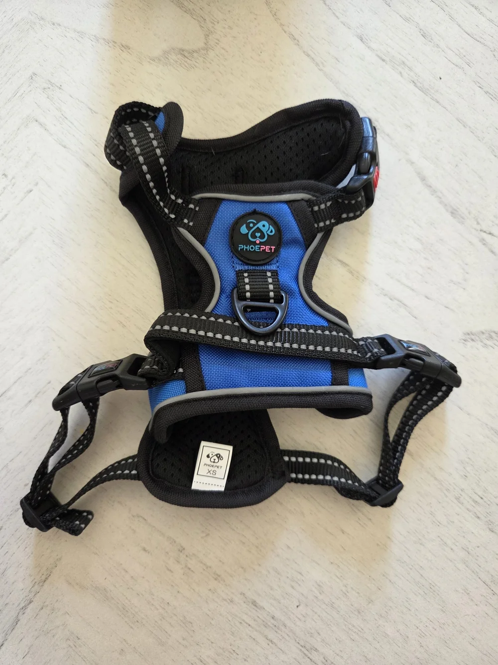 PHOEPET No Pull Dog Harness Reflective Front Clip Vest with Handle